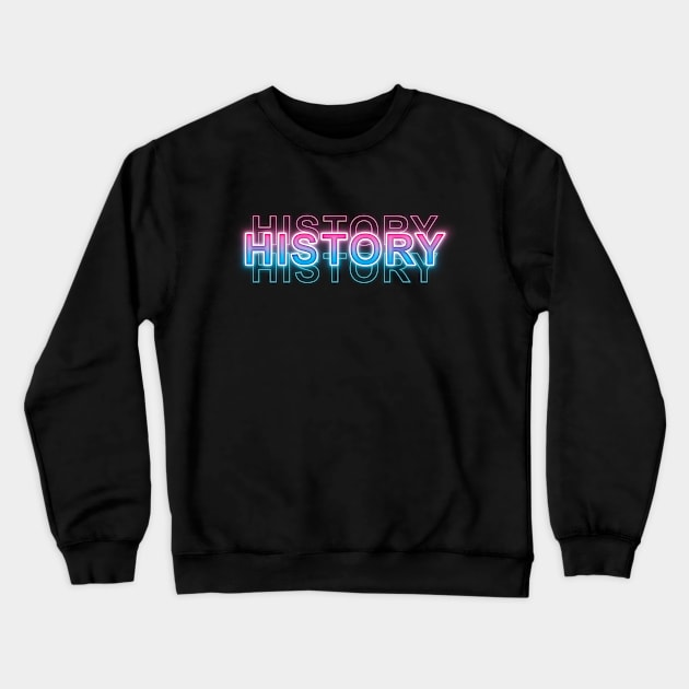 History Crewneck Sweatshirt by Sanzida Design